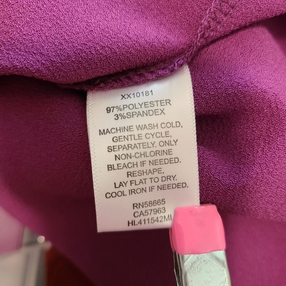 Chelsea 28 Crepe Shift Dress In Purple - Picture 10 of 14